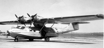 RCAF Canso A serial 11005 shown in post-war service with 121 (S&R) Flight Photo: David Legg Collection