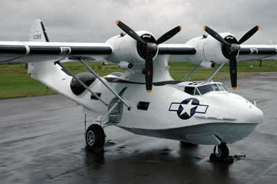 G-PBYA in its superb new colours representing USAAF OA-10A 44-33915. Shown at Edinburgh, June 2005 Photo: David Legg