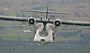 Terrific recent front view of the Canadian Warplane Heritage Canso A C-FPQL Canadian Warplane Heritage