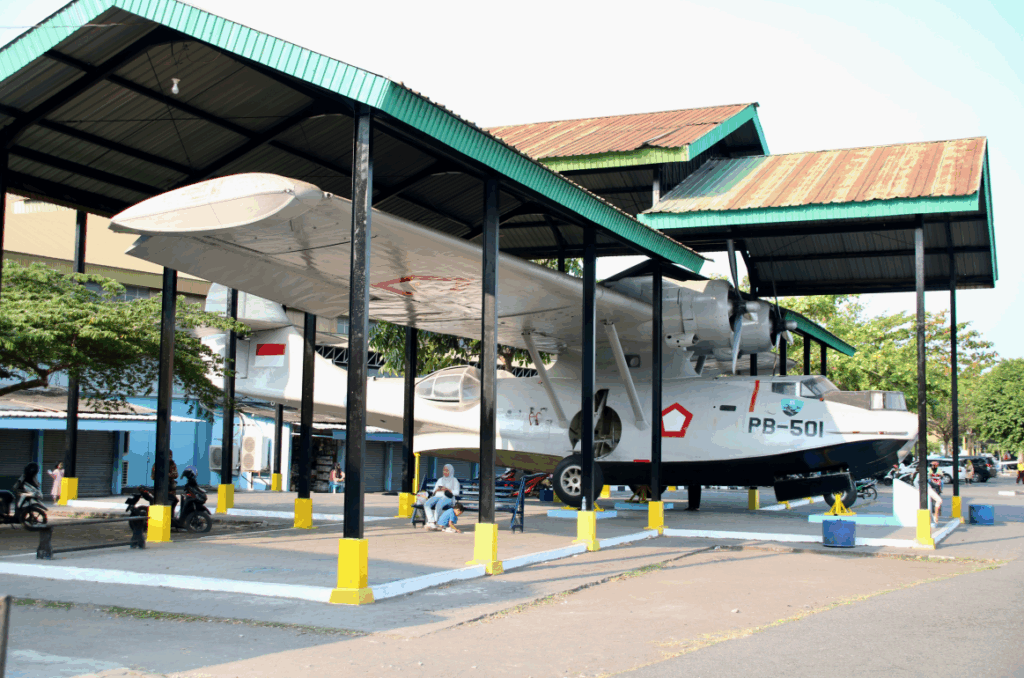 The PBY-5A Catalina ‘PB-501’ on show at the Dirgantara Mandala TNI-AU museum, Yogyakarta, Indonesia as seen by Tom Singfield last year